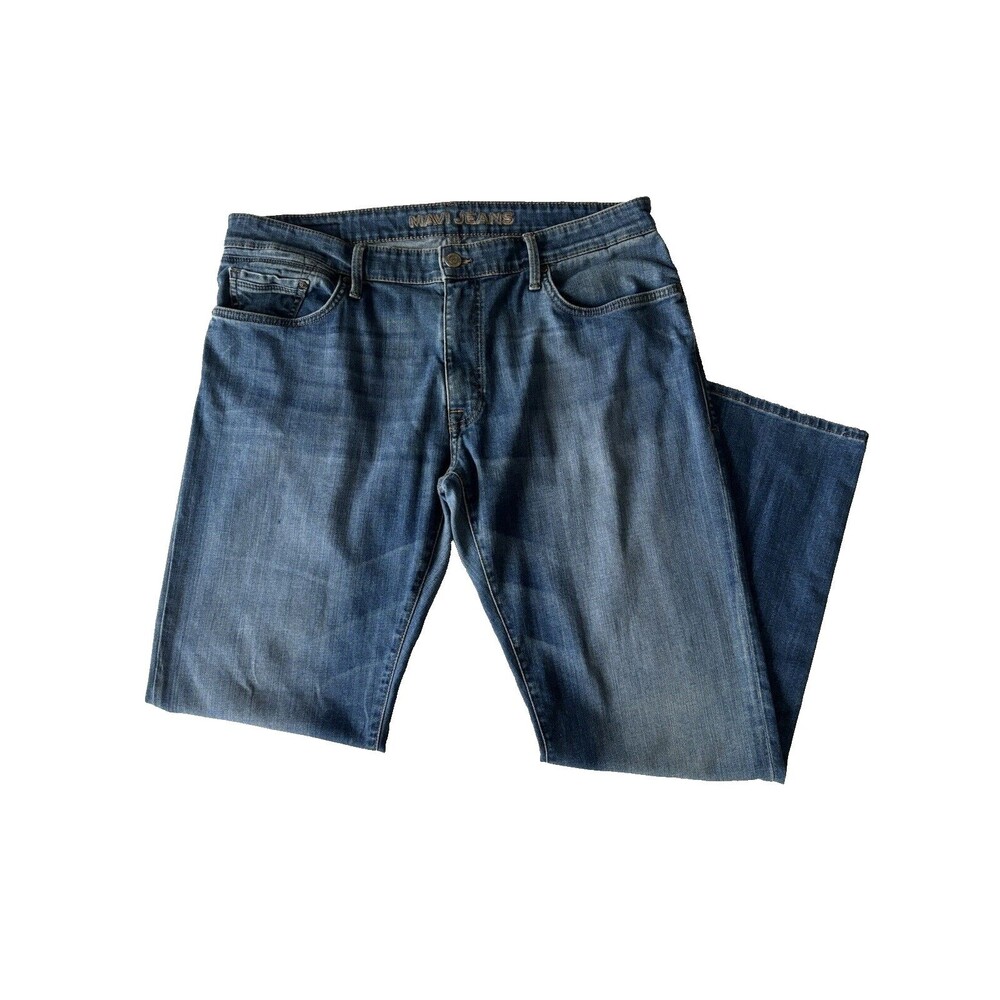 Mavi Men's Straight Jeans - Blue